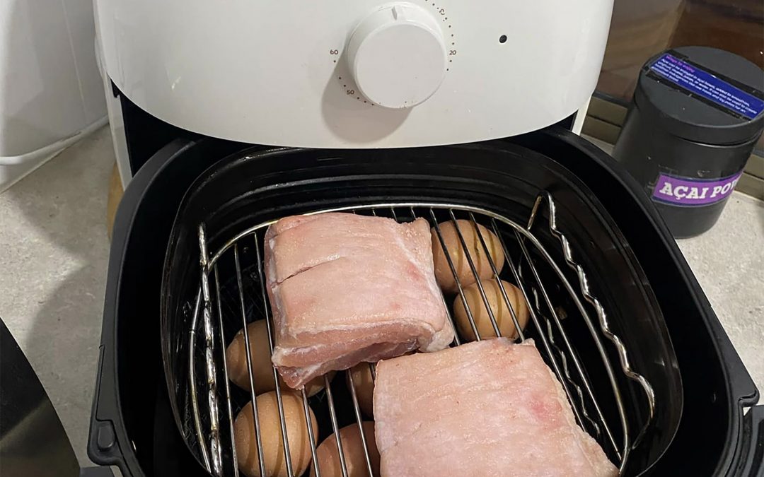 Pork Belly and Baked Potatoes