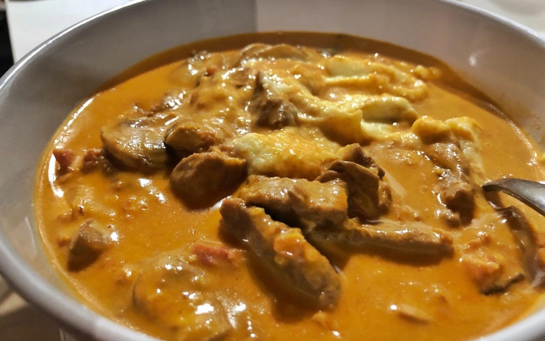 Beef Stroganoff (thermal cooker)