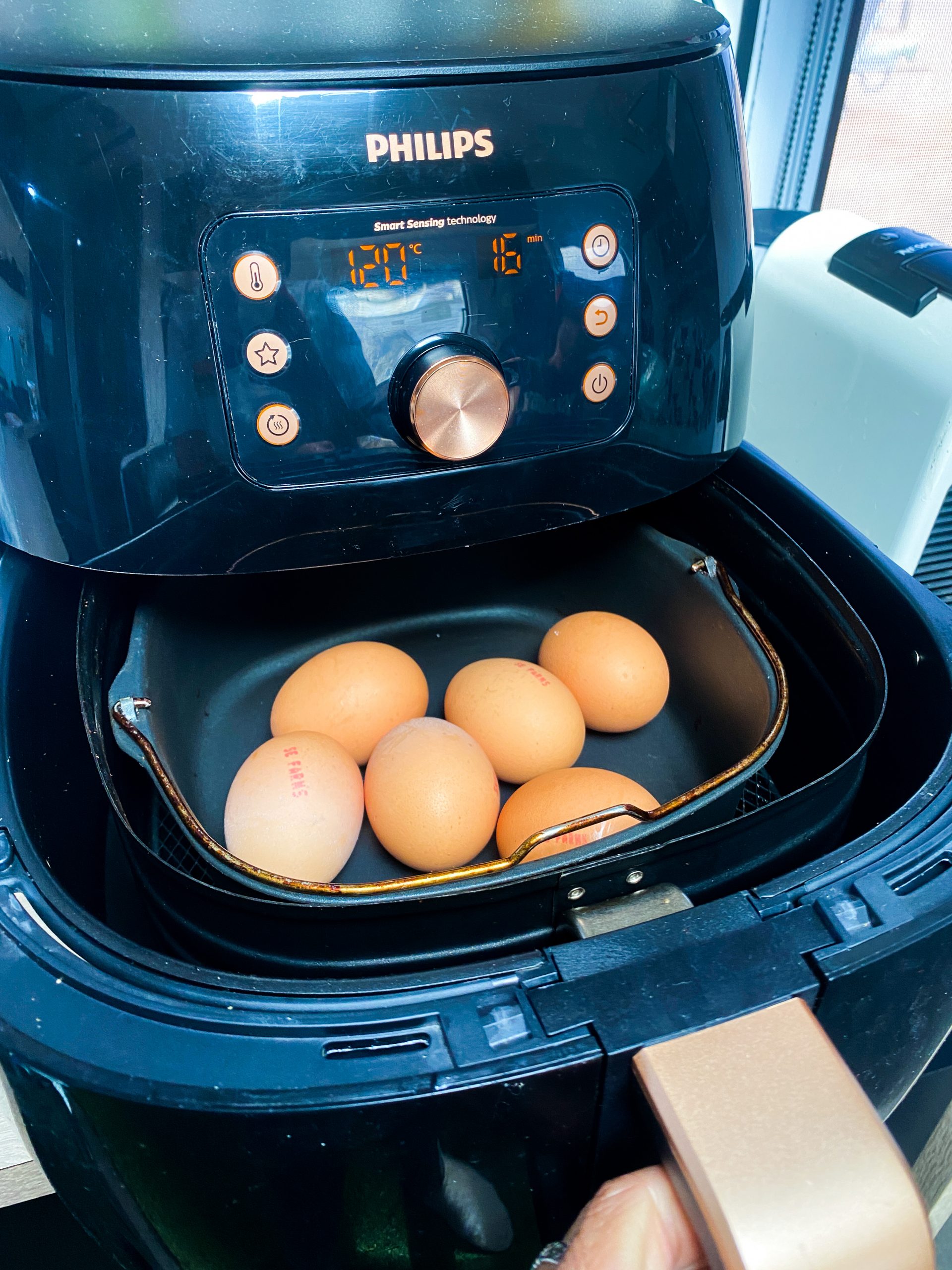 air fryer recipe, hard boiled eggs