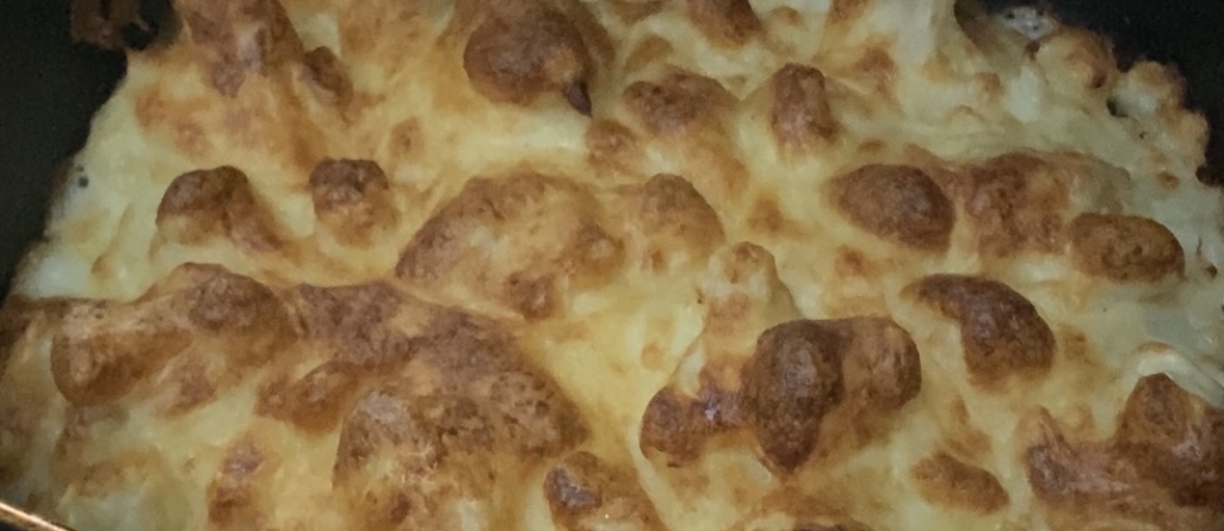Cauliflower bake, keto recipe, what to make with cauliflower, air fryer cauliflower bake