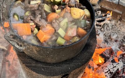 Beef & Veggie Camp Oven Stew